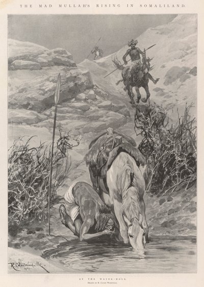 Den gale mullah rejser sig i Somaliland af Richard Caton Woodville junior